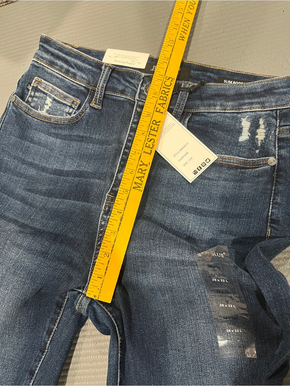 Judy Blue Slim Bootcut Jeans Women’s 7/28 Stretch Denim NWT - Picture 7 of 10